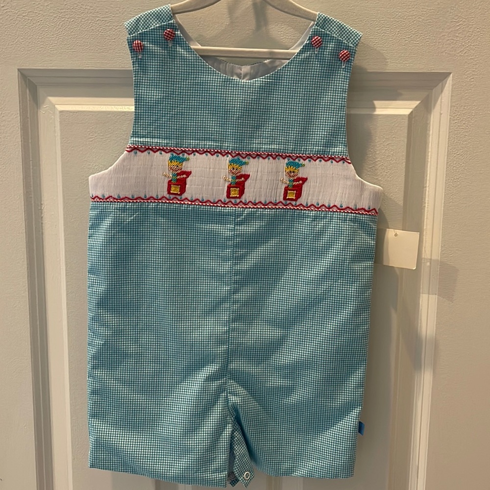 Jack in a box smocked Jon Jon